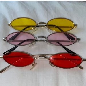 Coloured lenses glasses